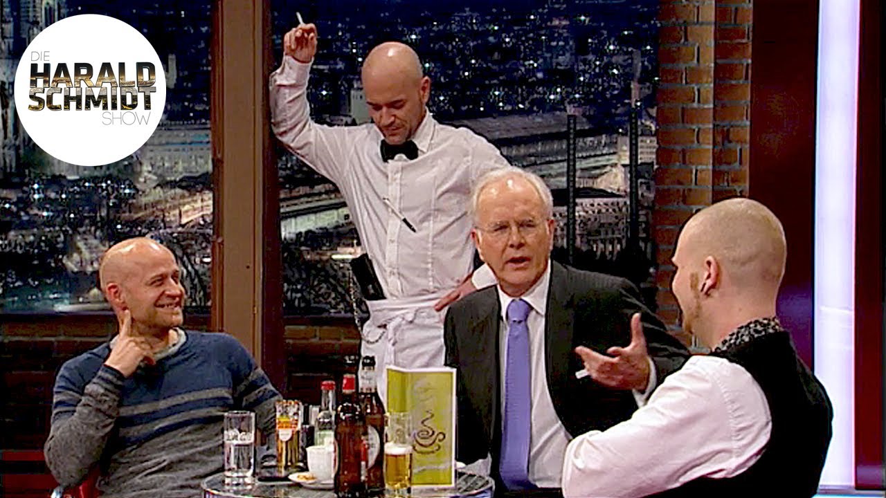 Jürgen Vogel und Harald Schmidt im Straßencafé | Die Harald Schmidt Show (SKY)