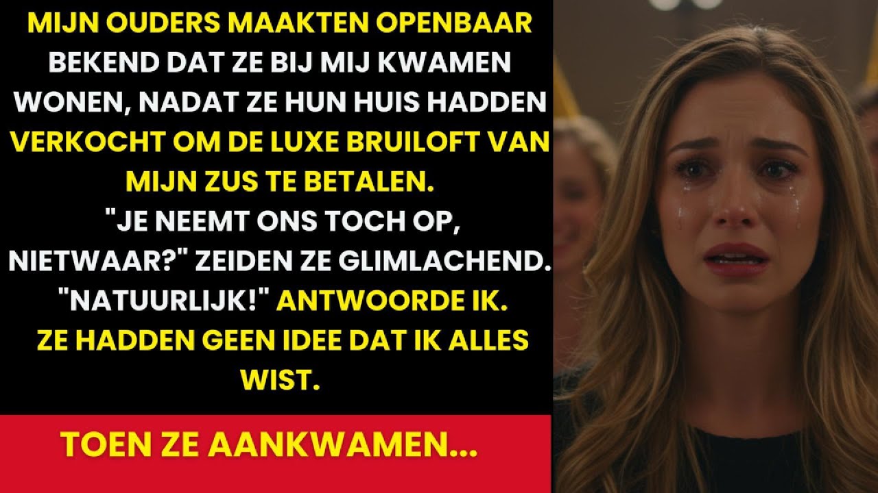 Ouders Verkochten Hun Huis Voor De Luxe Bruiloft Van Mijn Zus, Toen Trokken Ze Bij Mij In. Maar Ik…