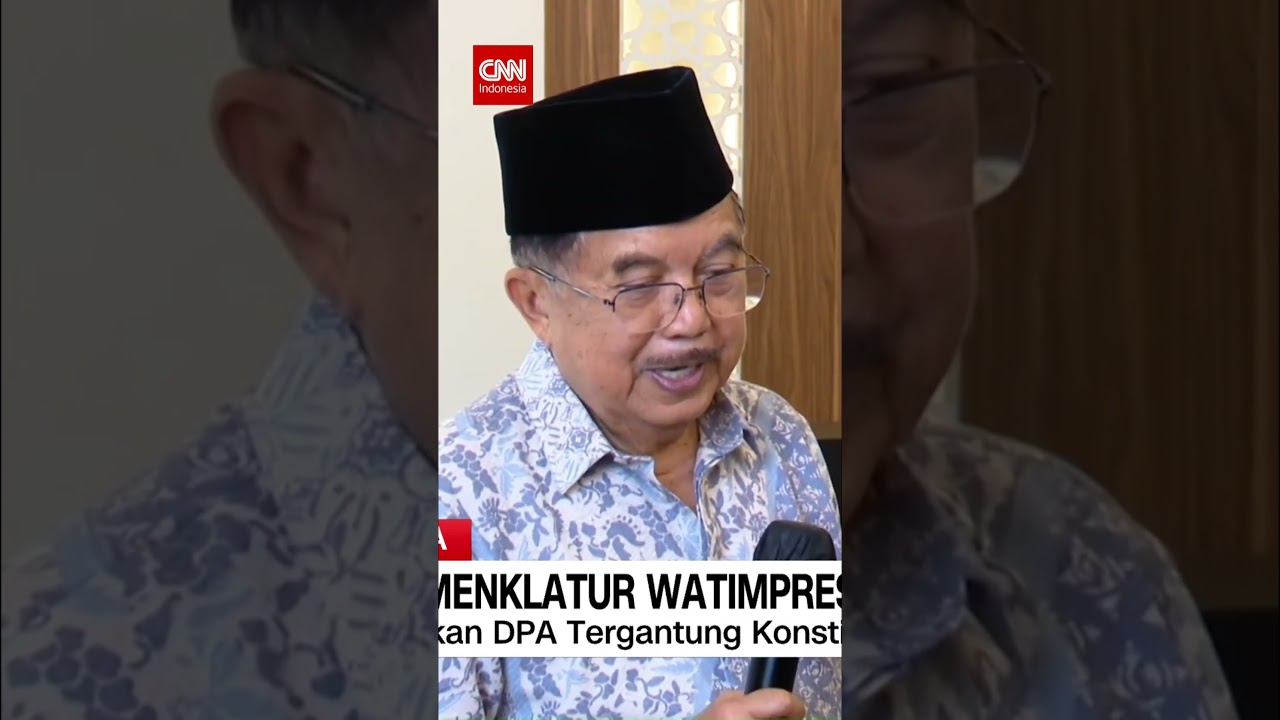 JK Tanggapi Nomenklatur Watimpres Menjadi DPA