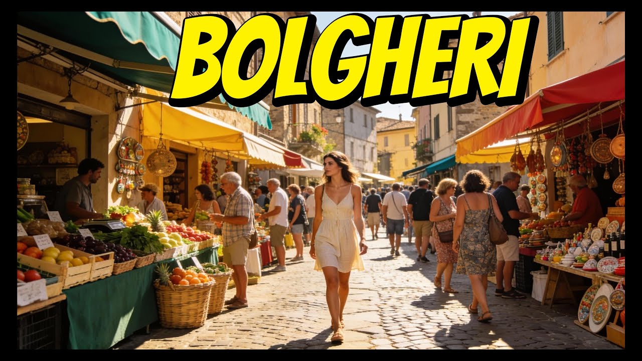 BOLGHERI : IL BORGO PIU' FAMOSO DELLA TOSCANA 🇮🇹| WALKING TOUR 4K