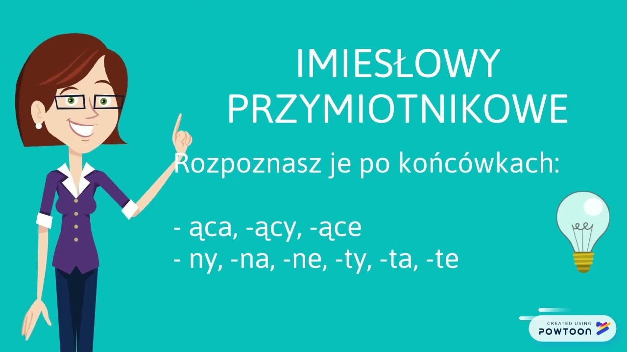 Imiesł&oacute;w przymiotnikowy - 3