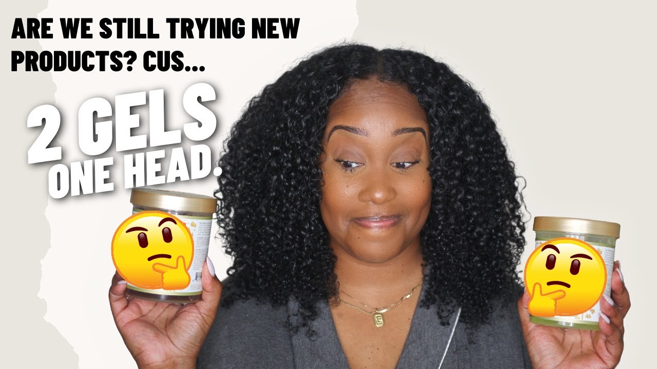 👀 Two Gels, One head...| Black Castor Oil Gel vs. Olive Oil Gel!! | African Pride