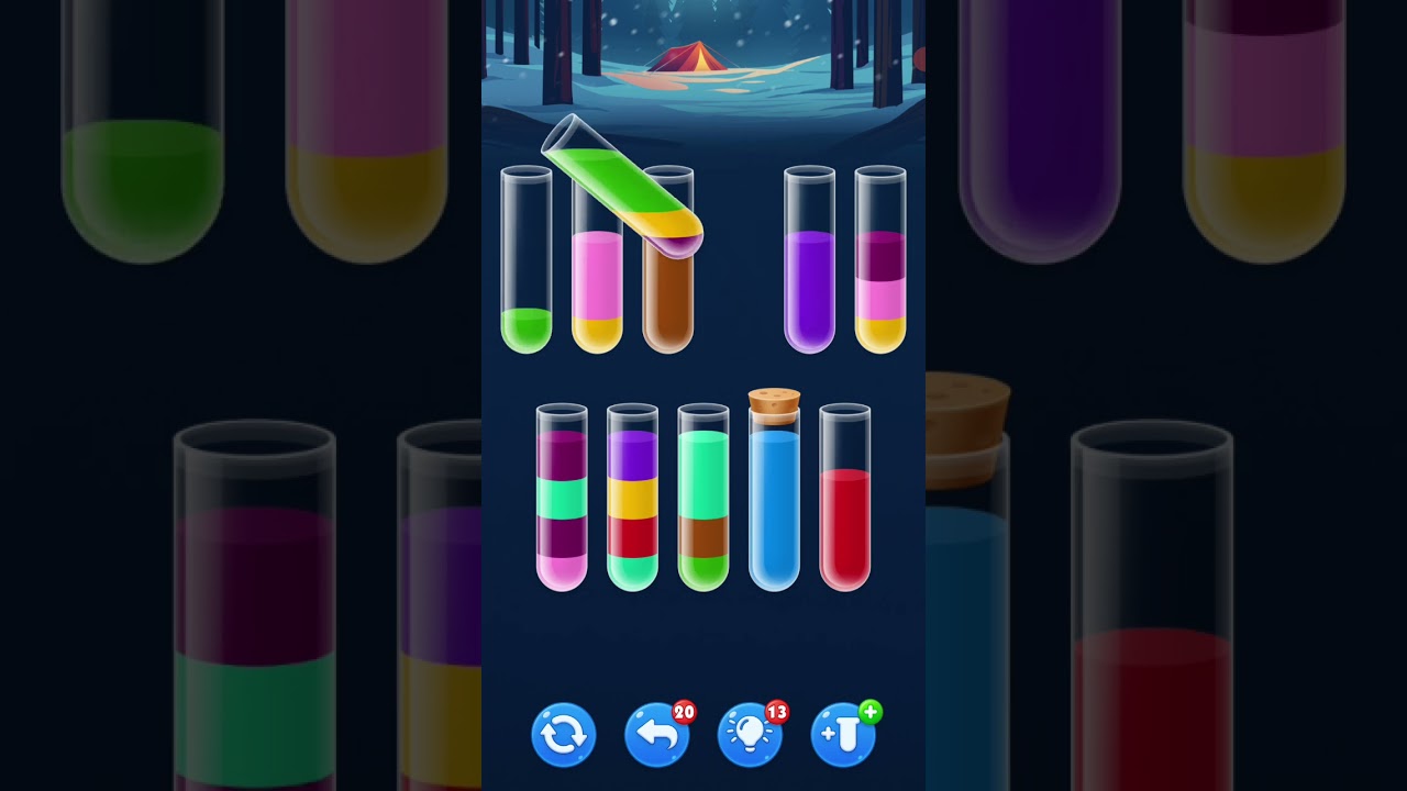Water sort puzzle level 76