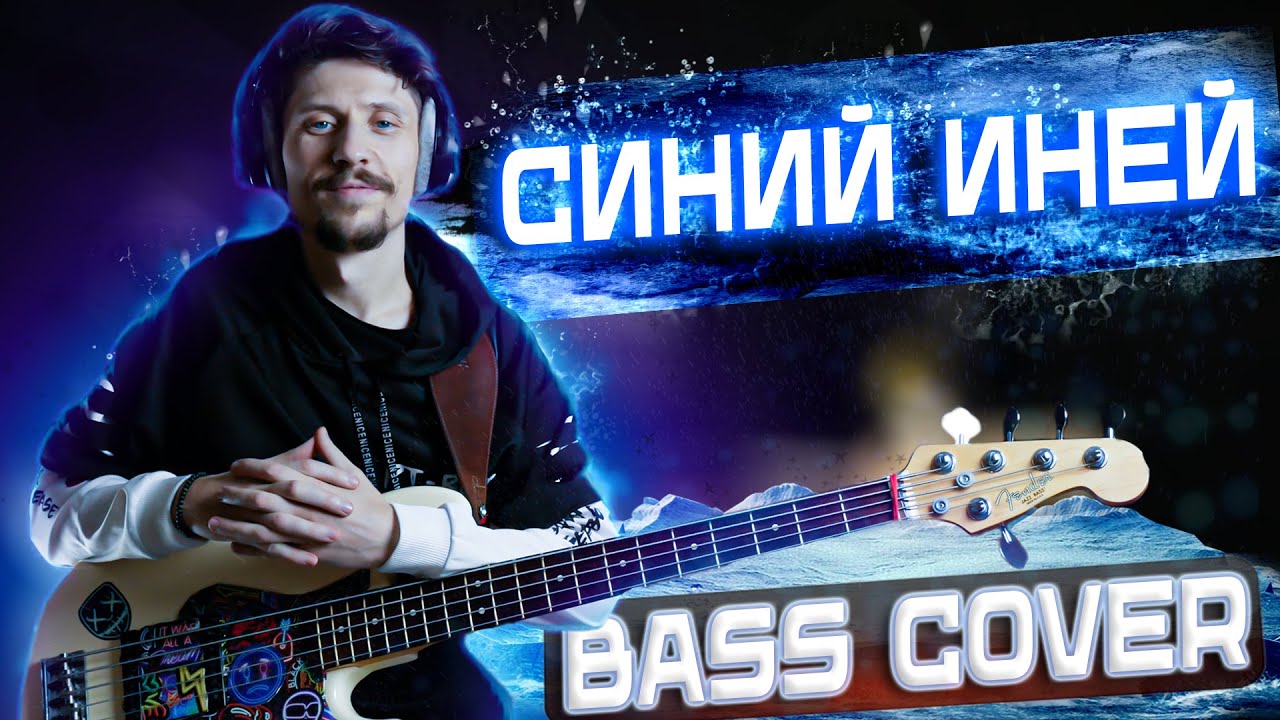 Синий Иней ❄️ группа КВАТРО 🔥 Бас кавер