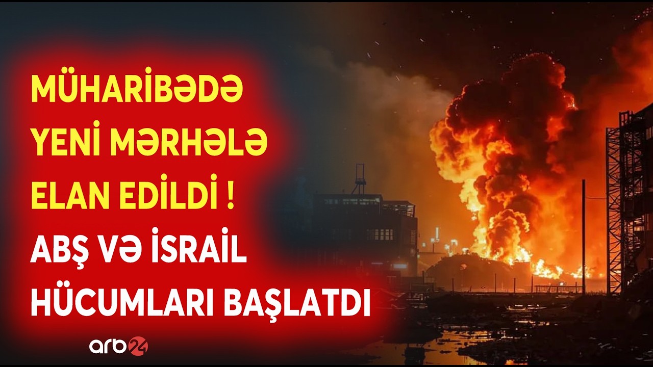 ABŞ və İsrail İrana AĞIR ZƏRBƏLƏR ENDİRİR: Müharibədə yeni mərhələ başladı - Raketlərlə hücum...