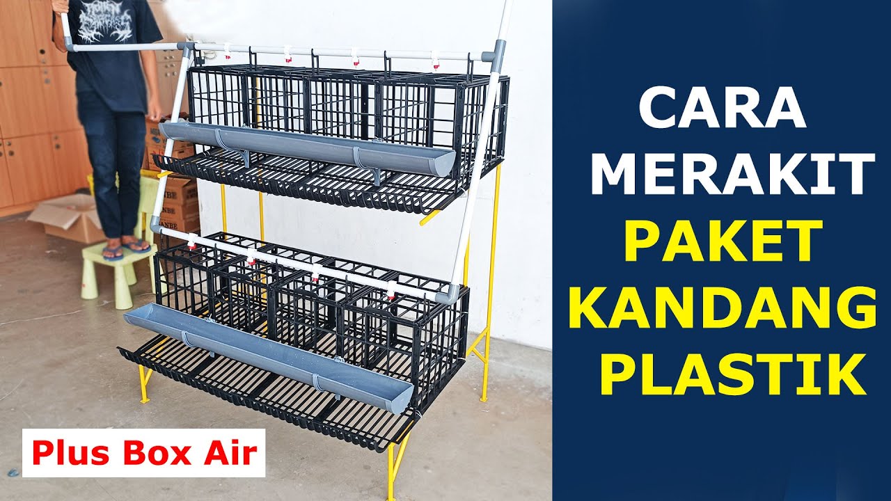 Tutorial Cara Rakit Paket Kandang Plastik Artupic