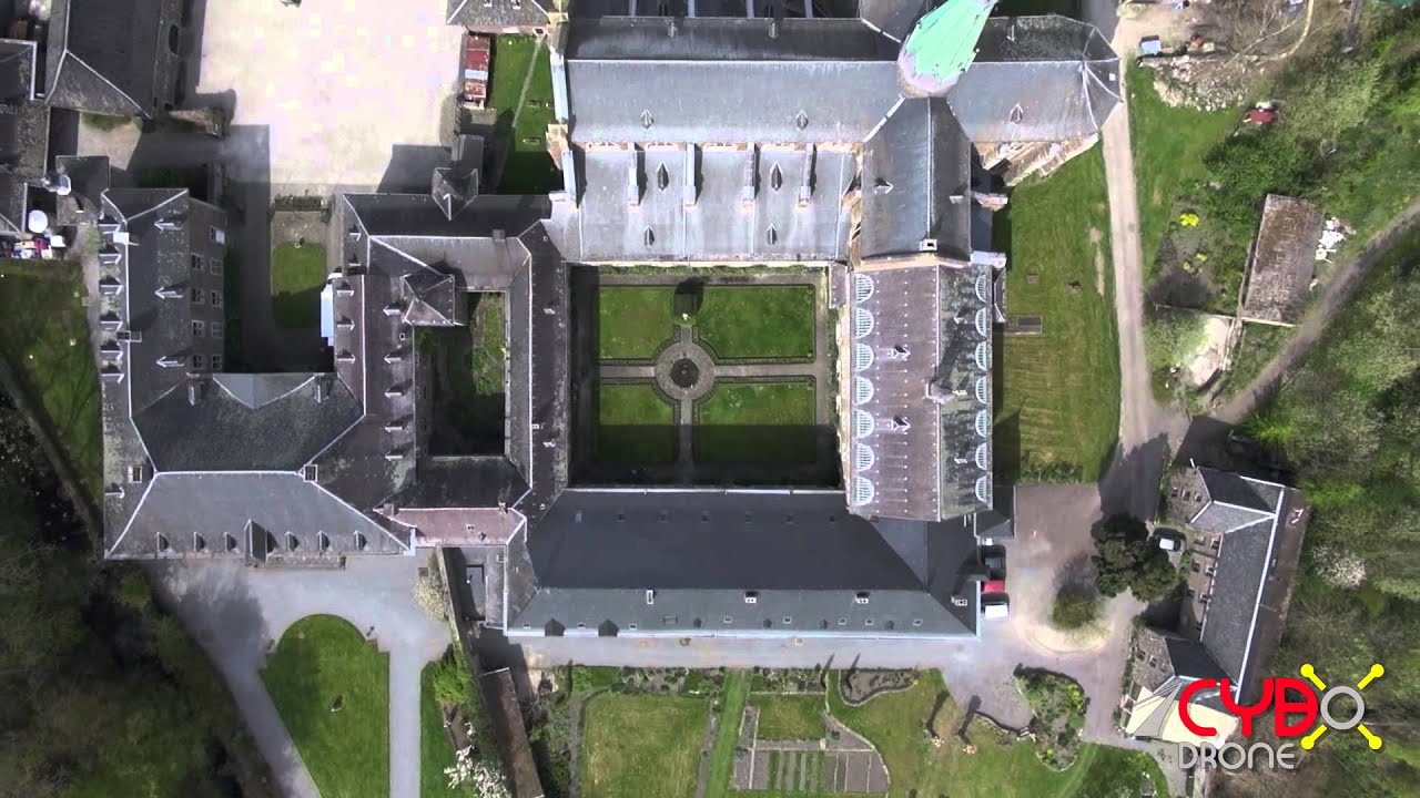 Vue aérienne de l'Abbaye du Val-Dieu (pays d'Aubel)