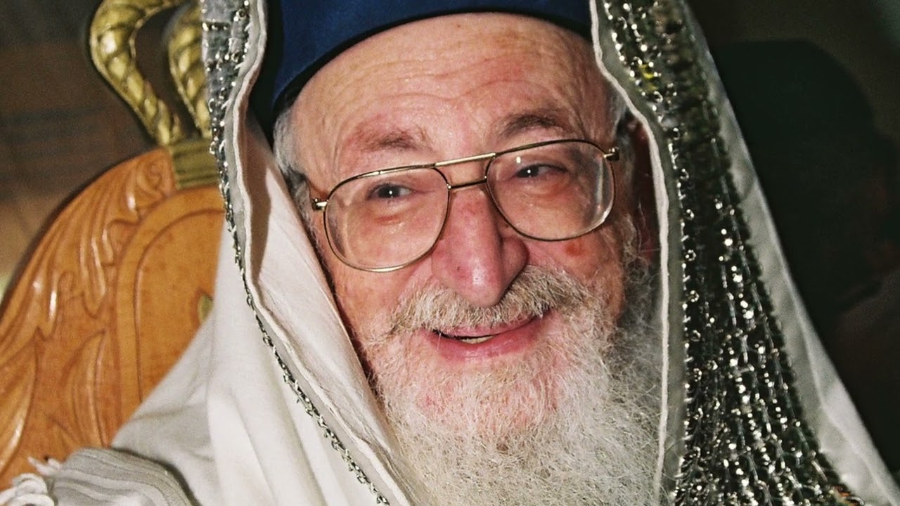 Rabbi Mordechai EliyahuRishon LeZion, Sephardic Chief Rabbi of Israel