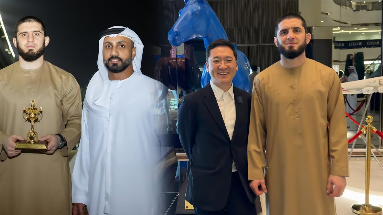 Islam Makhachev at Dubai Horse Racing Event 