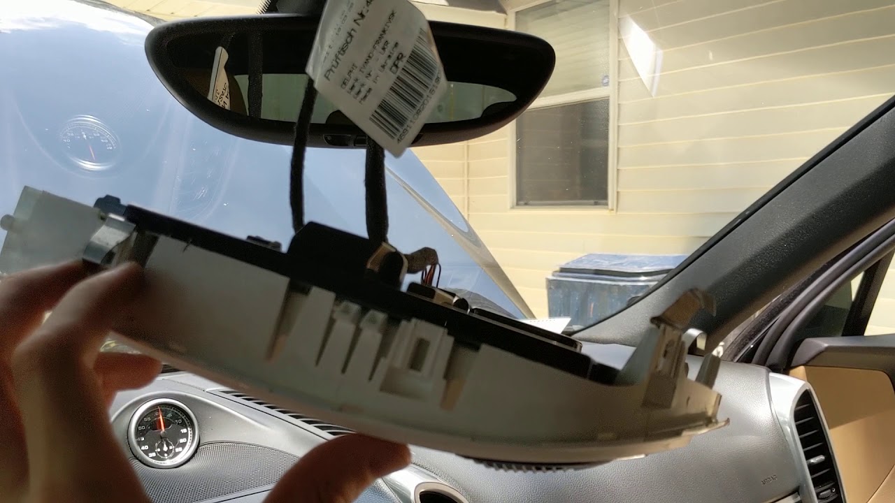 11-18 Porsche Cayenne 958 overhead console removal dome lights