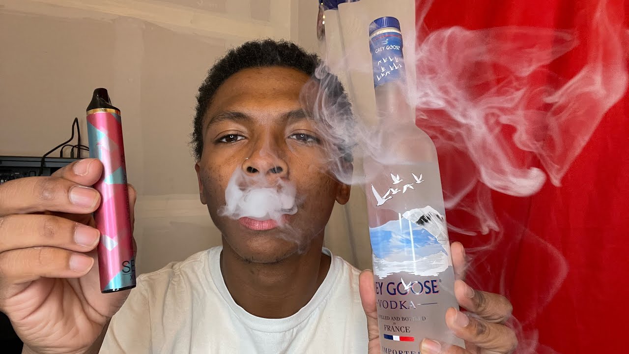 GREY GOOSE AND A GUMMY BEAR VAPE DISPOSABLE
