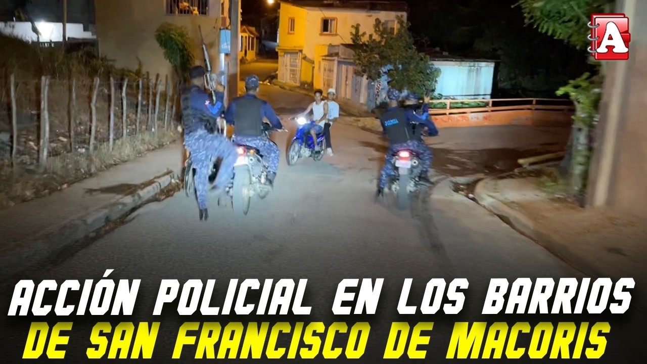 REDADA POLICIAL EN LOS BARRIOS CON VARIOS DETENIDOS ANOCHE