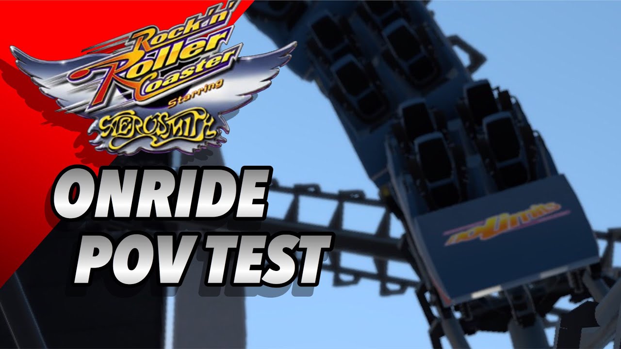 Rock 'n' Roller Coaster Recreation: Onride POV Test
