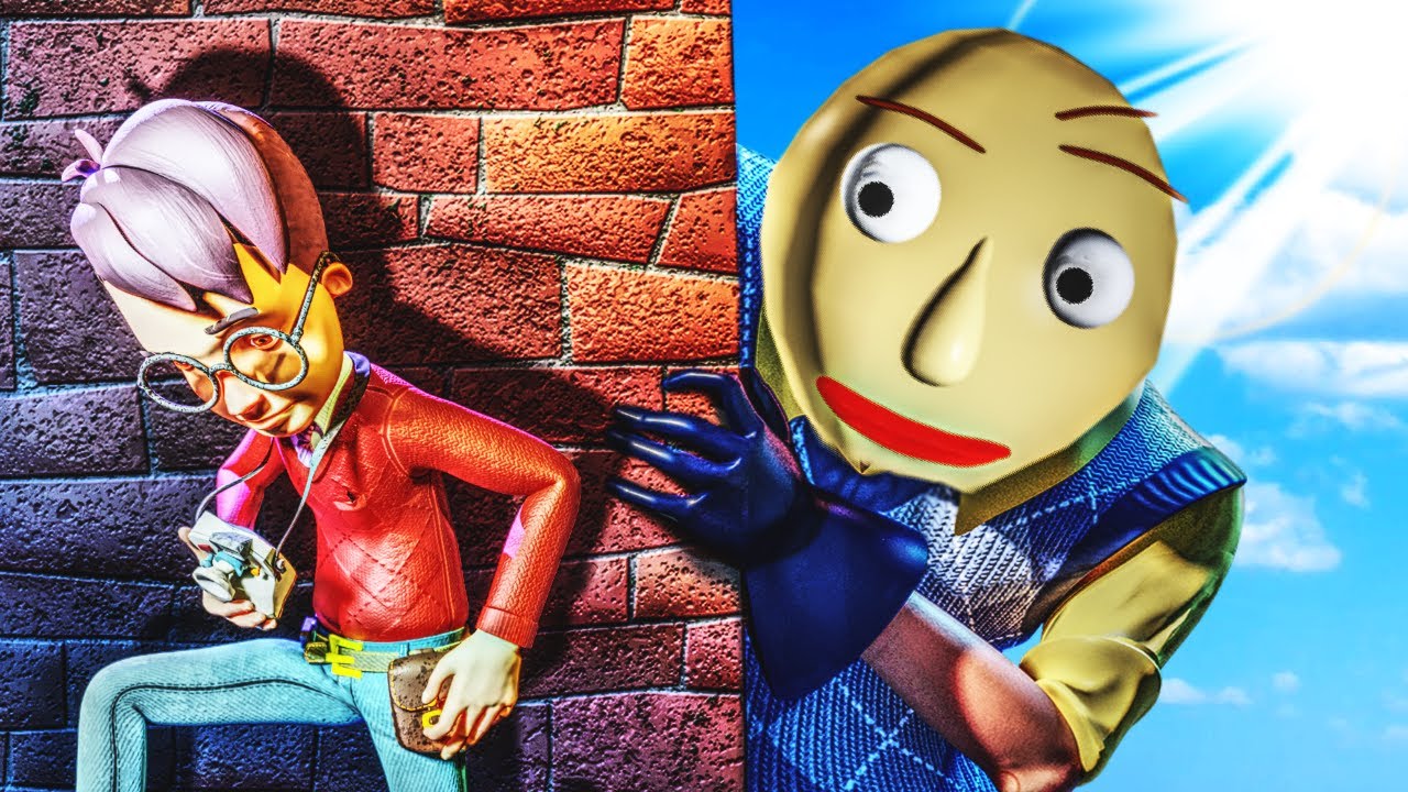 My Neighbor is Baldi and He's Trying to Kill Us?!