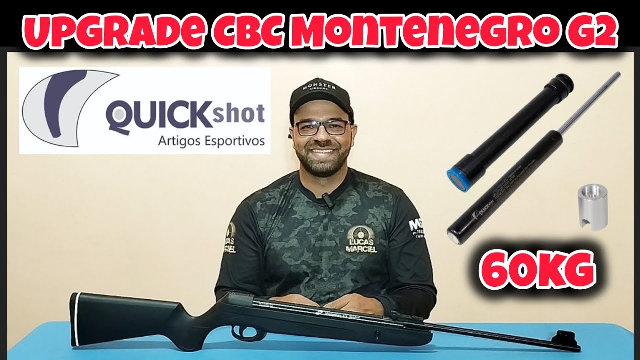 Upgrade CBC Montenegro G2 com Quickshot Smart 60