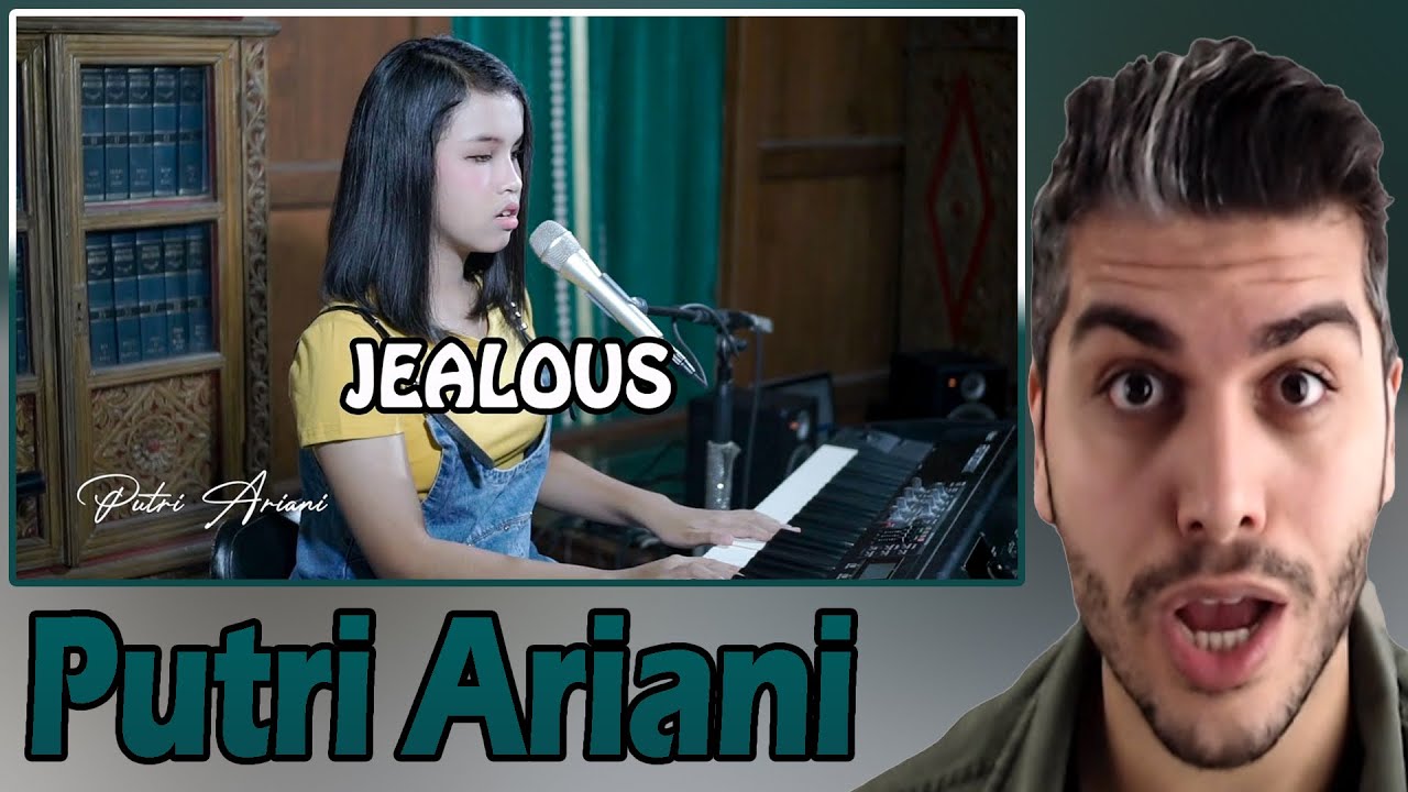 Putri Ariani | Labrinth - Jealous [lirik] (Cover) REACTION | TEPKİ