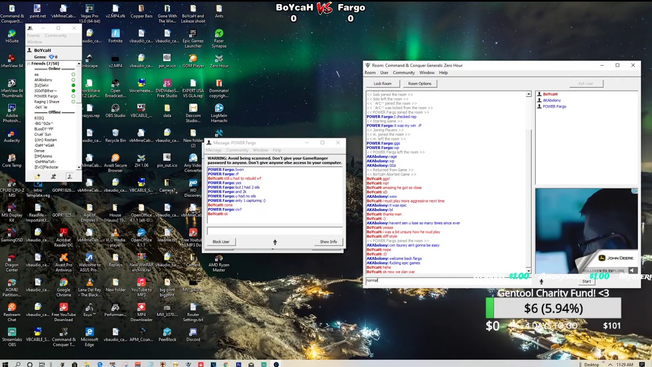 BoYcaH vs Fargo! CXN CHALLENGE! CNC:ZH