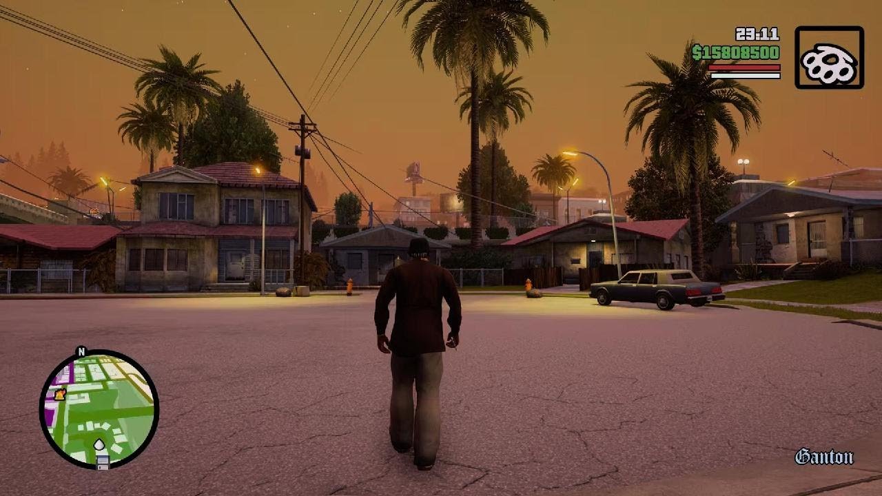 CJ dando fuga nos homi GTASA