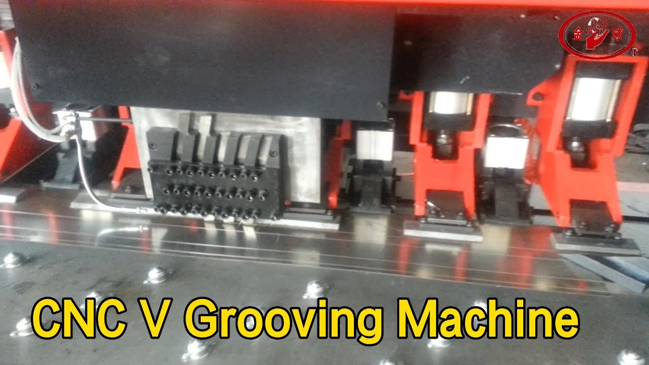 Hydraulic CNC V Grooving Machine High Speed Gantry Type 3 Axis