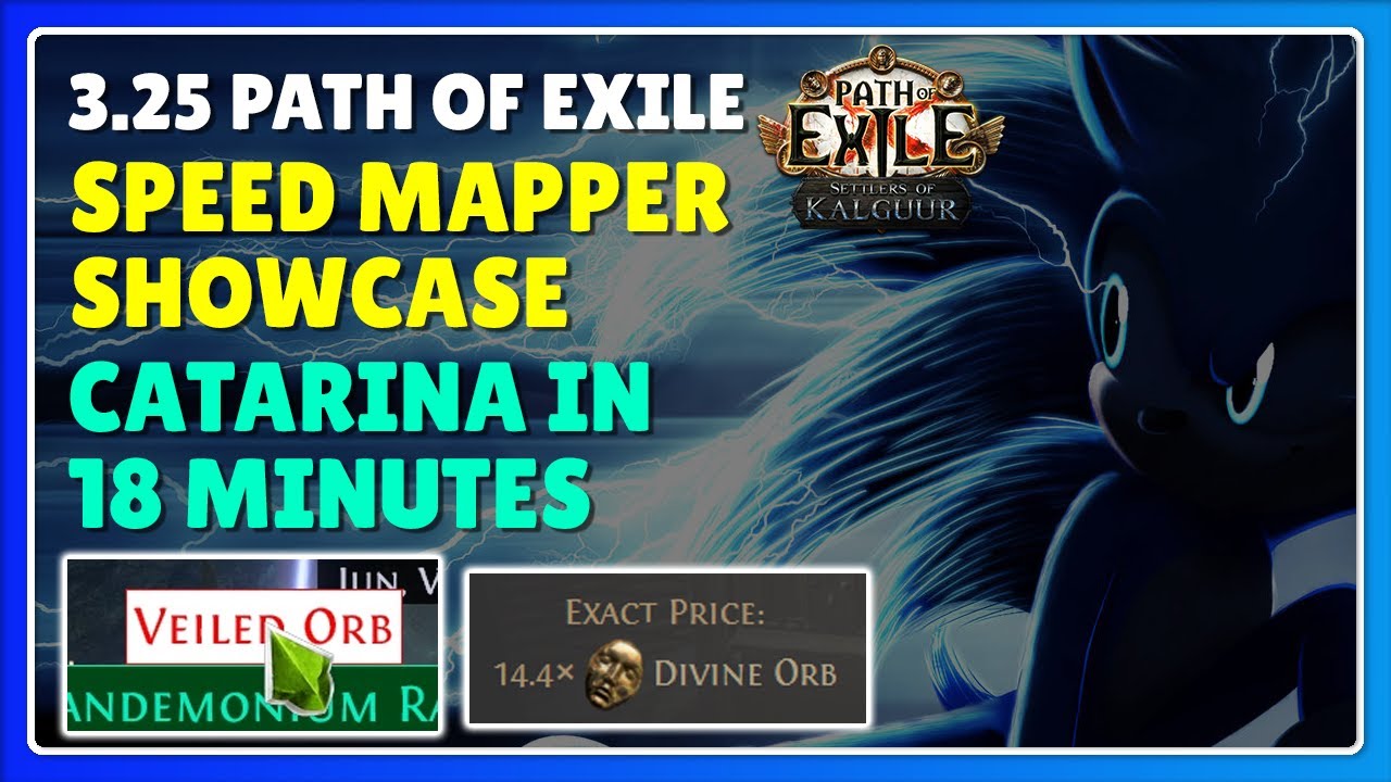 [POE 3.25] Speed Mapper Showcase Pathfinder Toxic Rain Caustic Arrow | Gotta go fast | Path of Exile