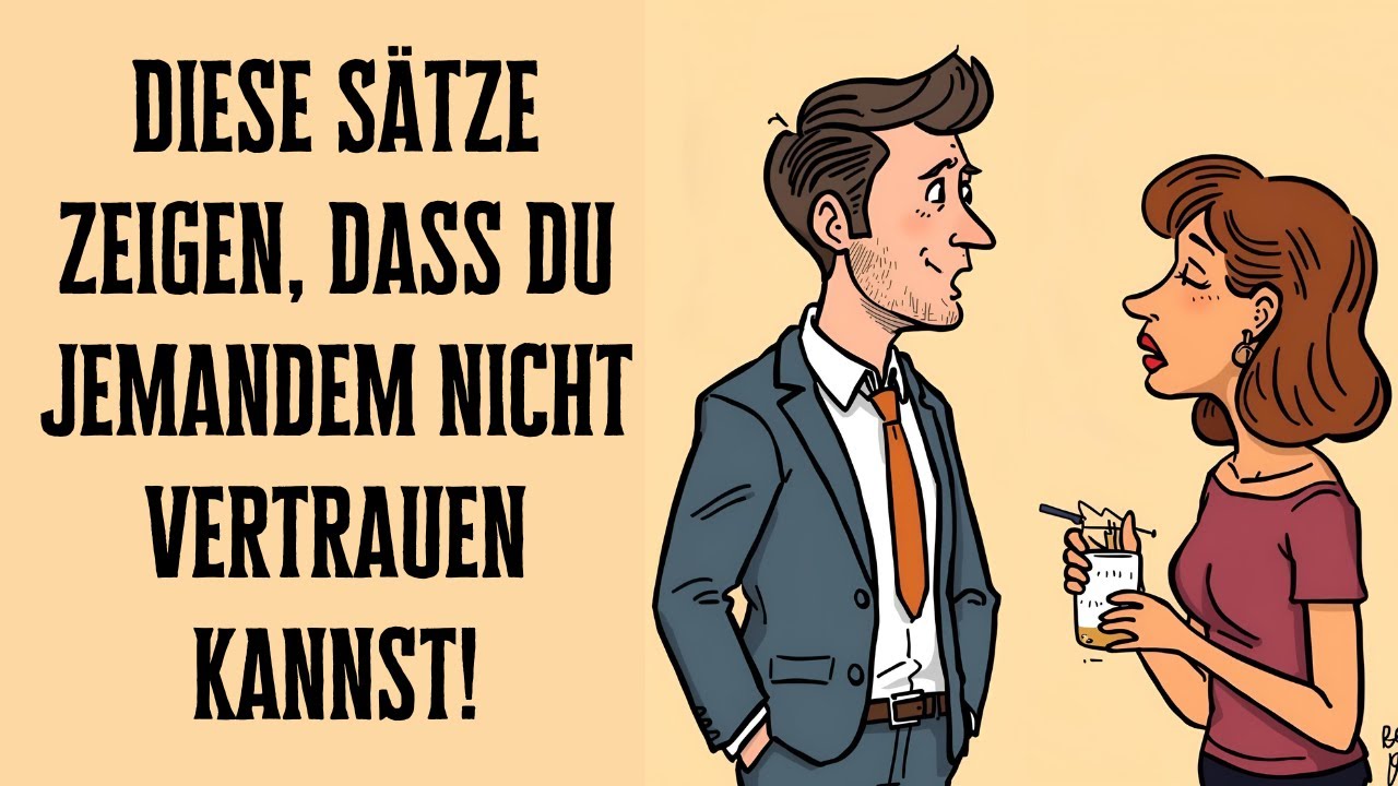 Diese Sätze zeigen dir, dass du jemandem nicht vertrauen kannst!