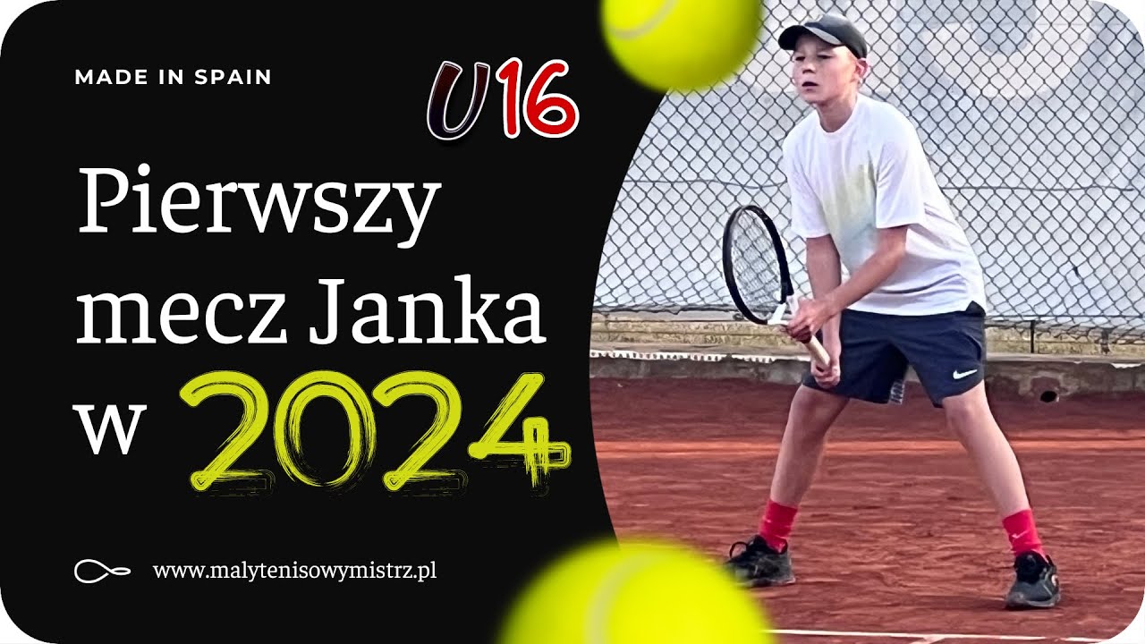 Pierwszy mecz Janka w 2024 roku | Turniej Tenisowy Young Tennis Tour Sueca U16