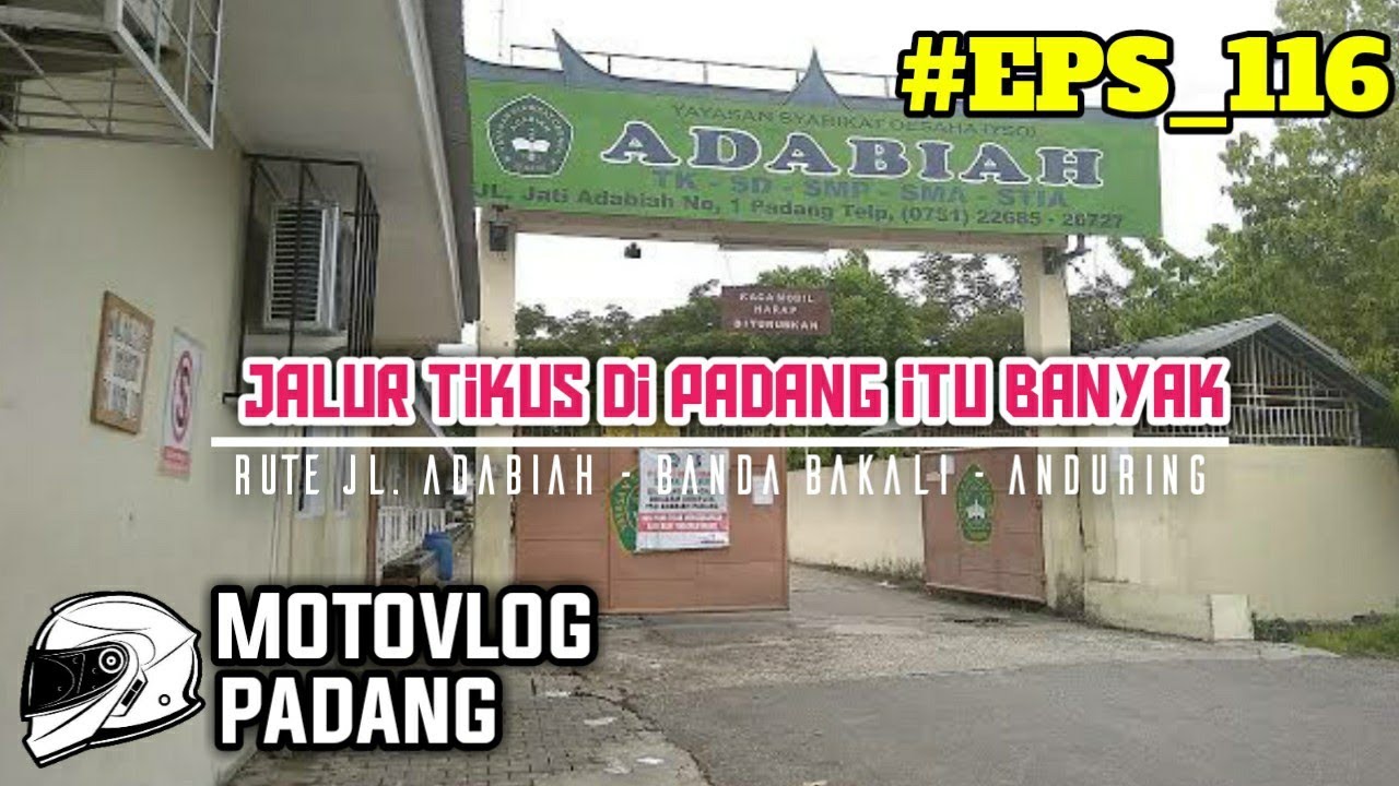 MotoVlog #EPS_116 Jalan Komplek Adabiah Jati - Parak Kopi Padang