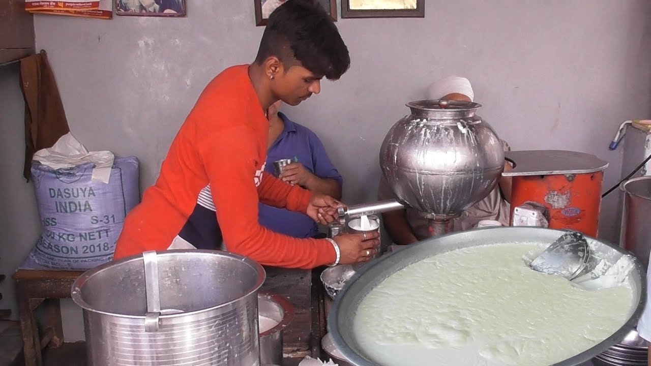 Punjabi Lassi - Full Glass @ 40 rs & Half @ 25  rs - Curd @ 6 rs Per 100 Gram