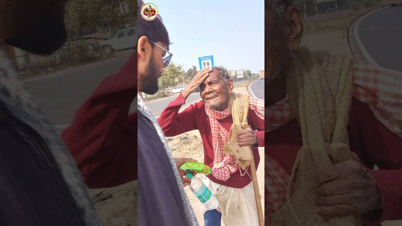 आज प्रभु जी मिले ♥️ #chaltechalte #prabhuseva #helping #feeding #help #shortsvideo 