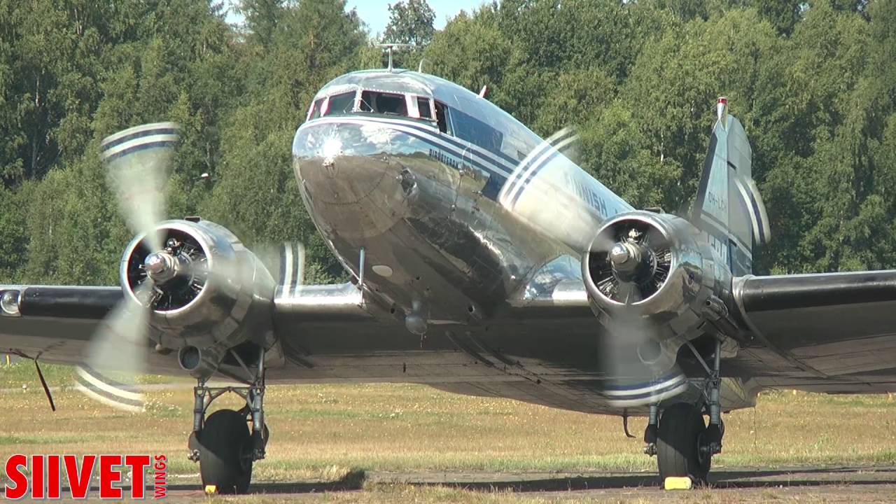 Pratt & Whitney R-1830-92 Engines Running - 2400 HP - 1942 DC-3 OH-LCH