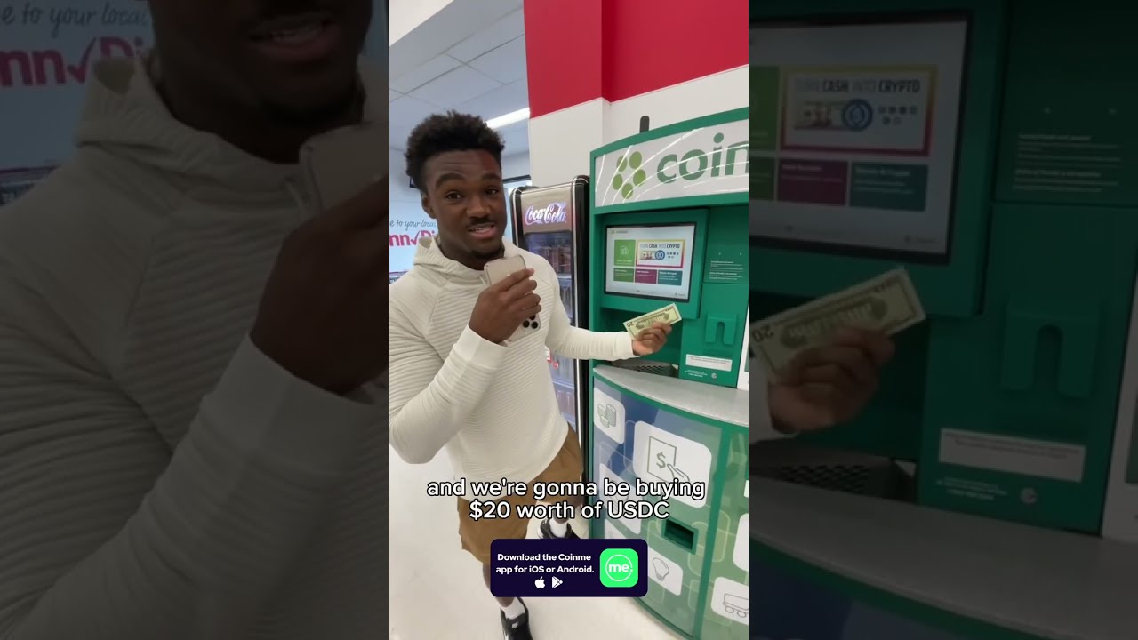 Watch Joshua Moore buy and send crypto with Coinme!