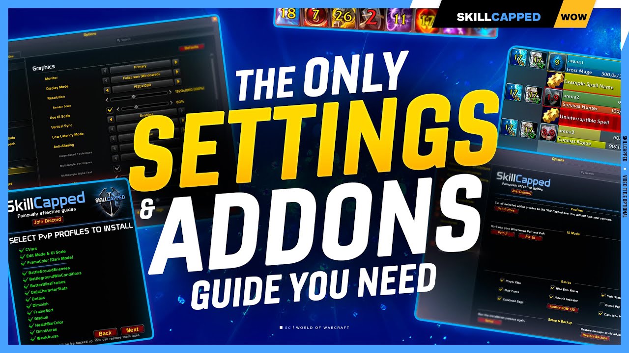 How to setup your UI for PvP in The War Within (the ONLY settings & addons guide you need)