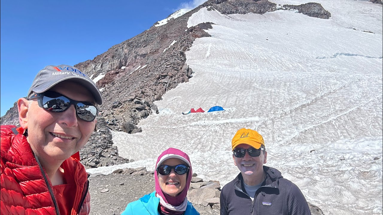 Mt Rainier day hike to Camp Muir, 13 June 25