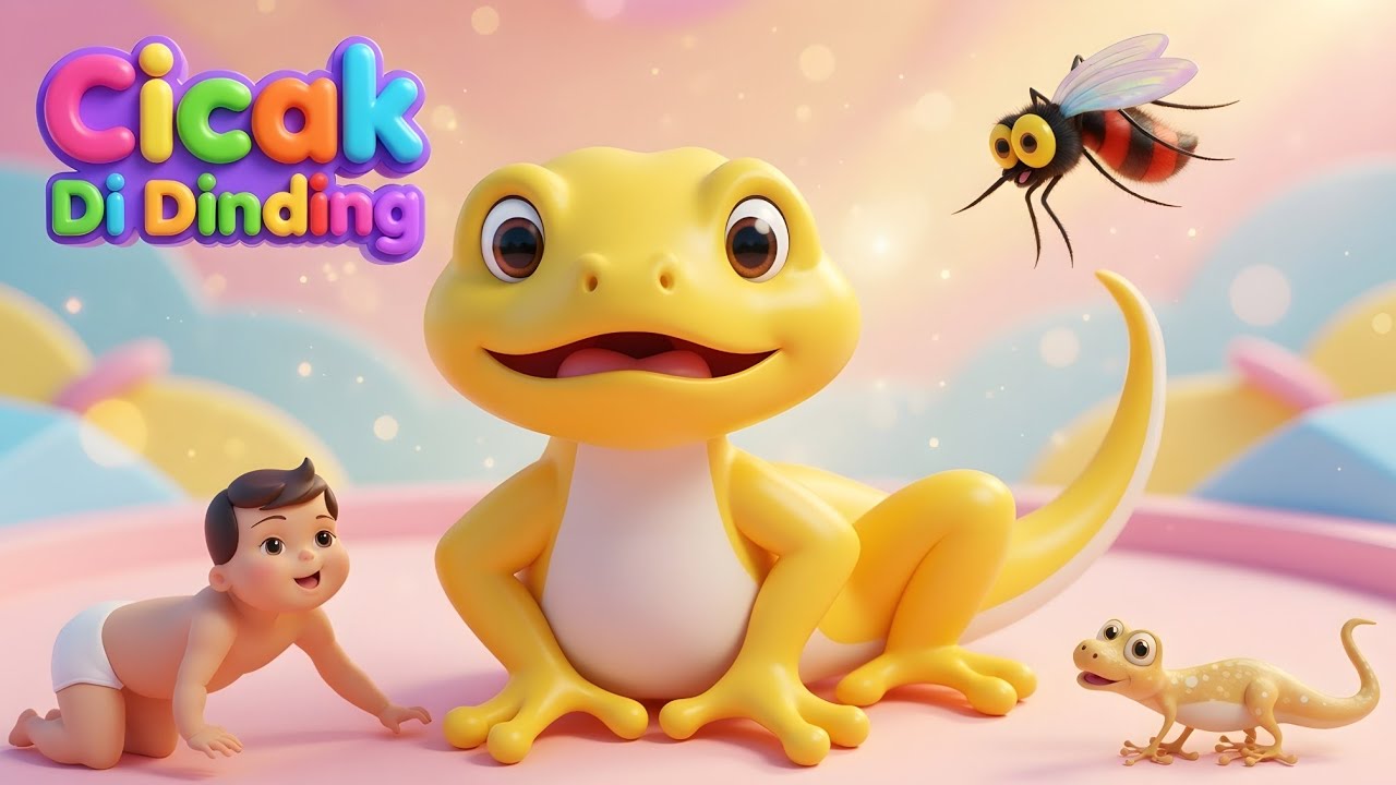 Lagu anak terbaru - Cicak Di Dinding - Lagu Anak Populer Dan Viral ❤