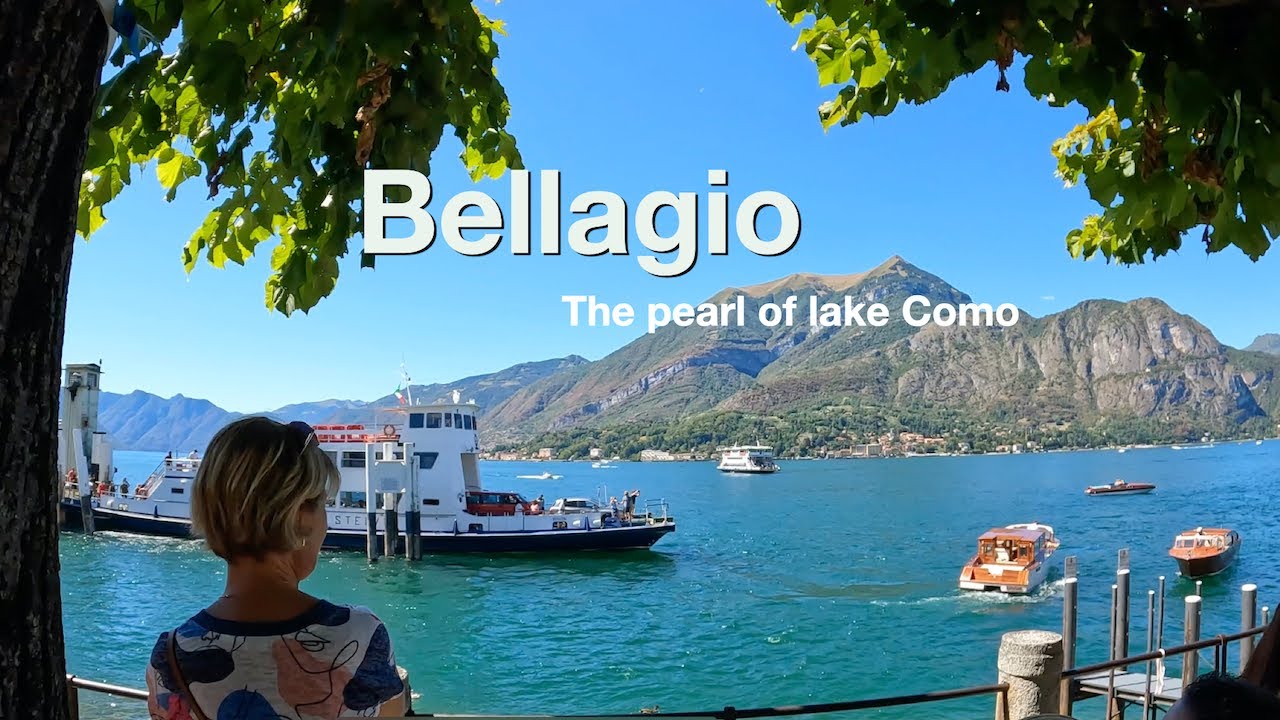 BELLAGIO  LAKE COMO SUMMER 2022 WALKING TOUR 4K