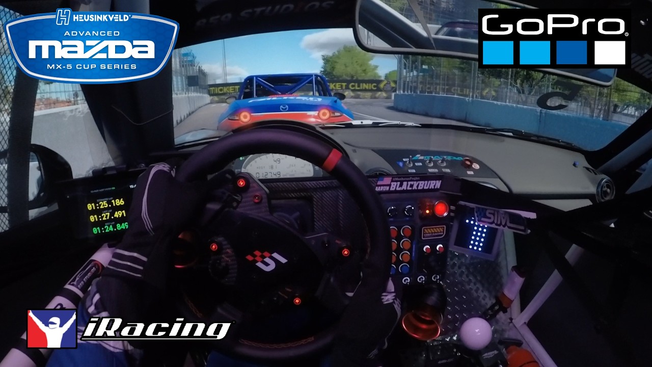 iRacing GoPro POV MX-5 at St. Petersburg