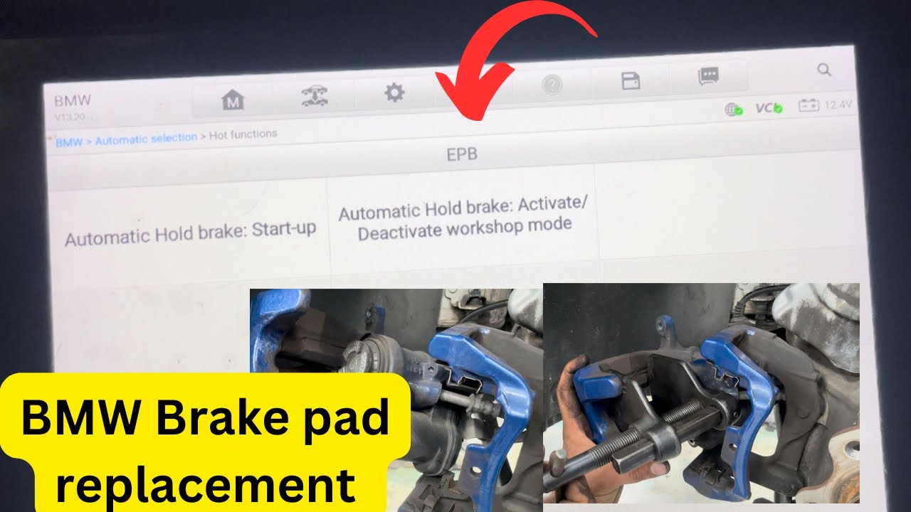 BMW G20 || G 30 || Brake pad replacement EPB Workshop Mode Active and Deactivate