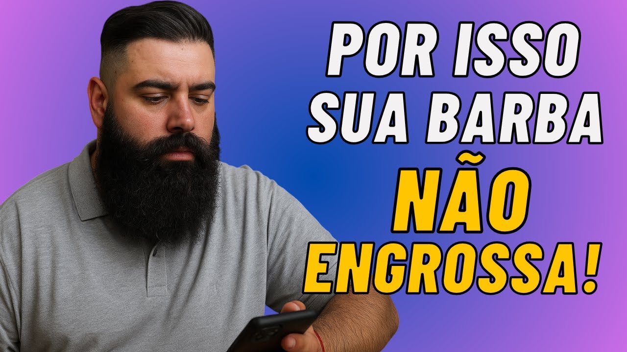 Usando MINOXIDIL na BARBA! OS FIOS NOVOS DA BARBA V&Atilde;O ENGROSSAR MESMO?