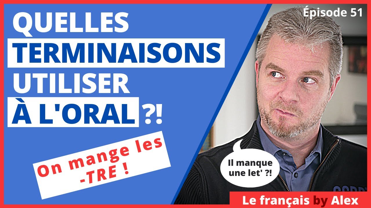 On Mange Les -TRE en Français 😮 Apprenez le Français Parlé...🤓👍