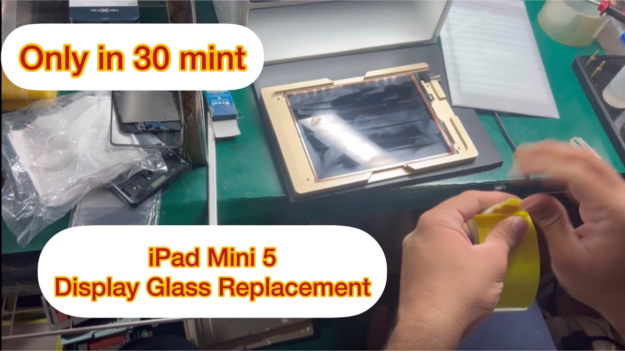 iPad Mini 5 Lcd Glass Repair | How to Replace/Change iPad Mini 5 Display Screen  Top/Front Glass