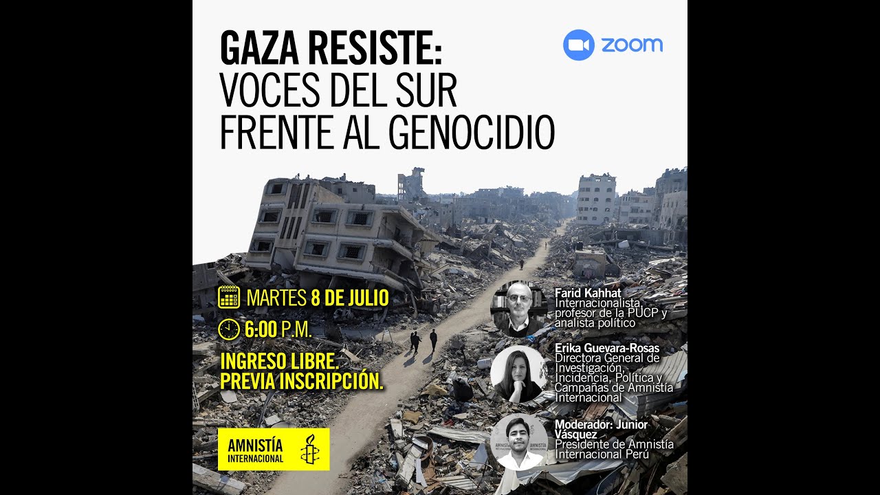 Gaza Resiste: Voces del sur frente al genocidio