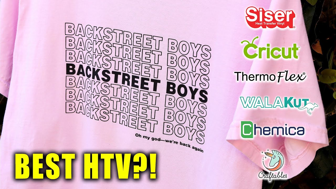 BEST HEAT TRANSFER VINYL?! SISER vs CRICUT vs MORE! + WASH TEST || Lucykiins