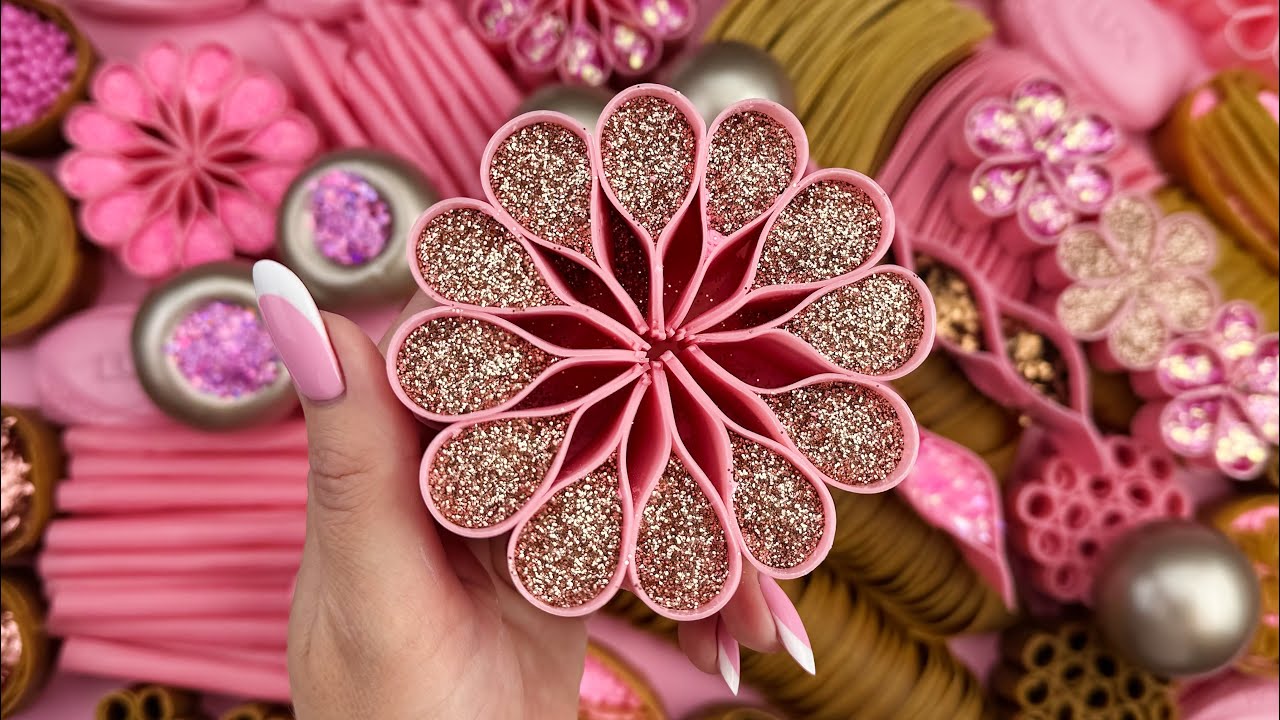 Relaxing ASMR Triggers: Gentle Soap Breaking, Glitter Foam Crushing, and Soft Scratching Sounds