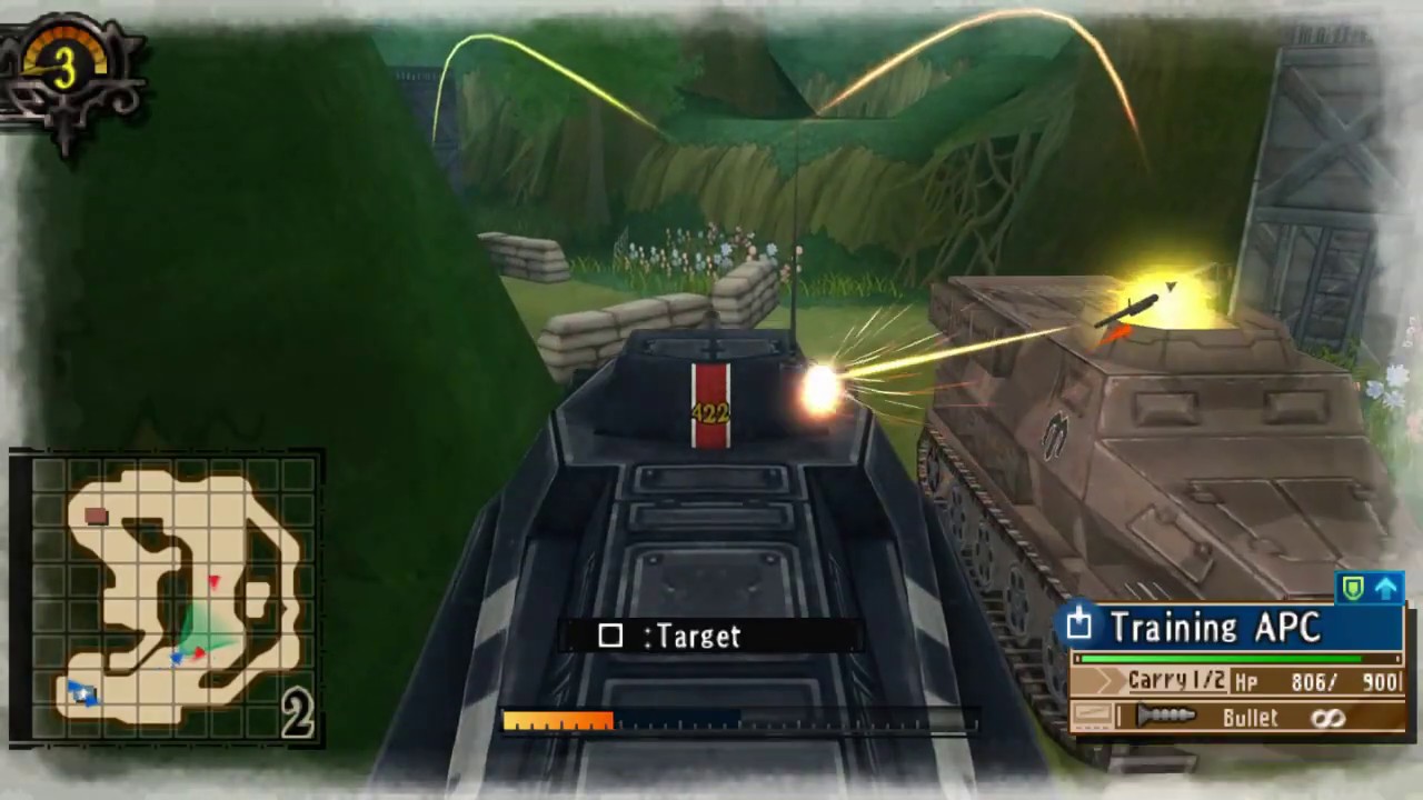 [Level 1 Stats] Valkyria Chronicles 3 E2 - Chapter 2 Free A: APC Trial - 2 Turns