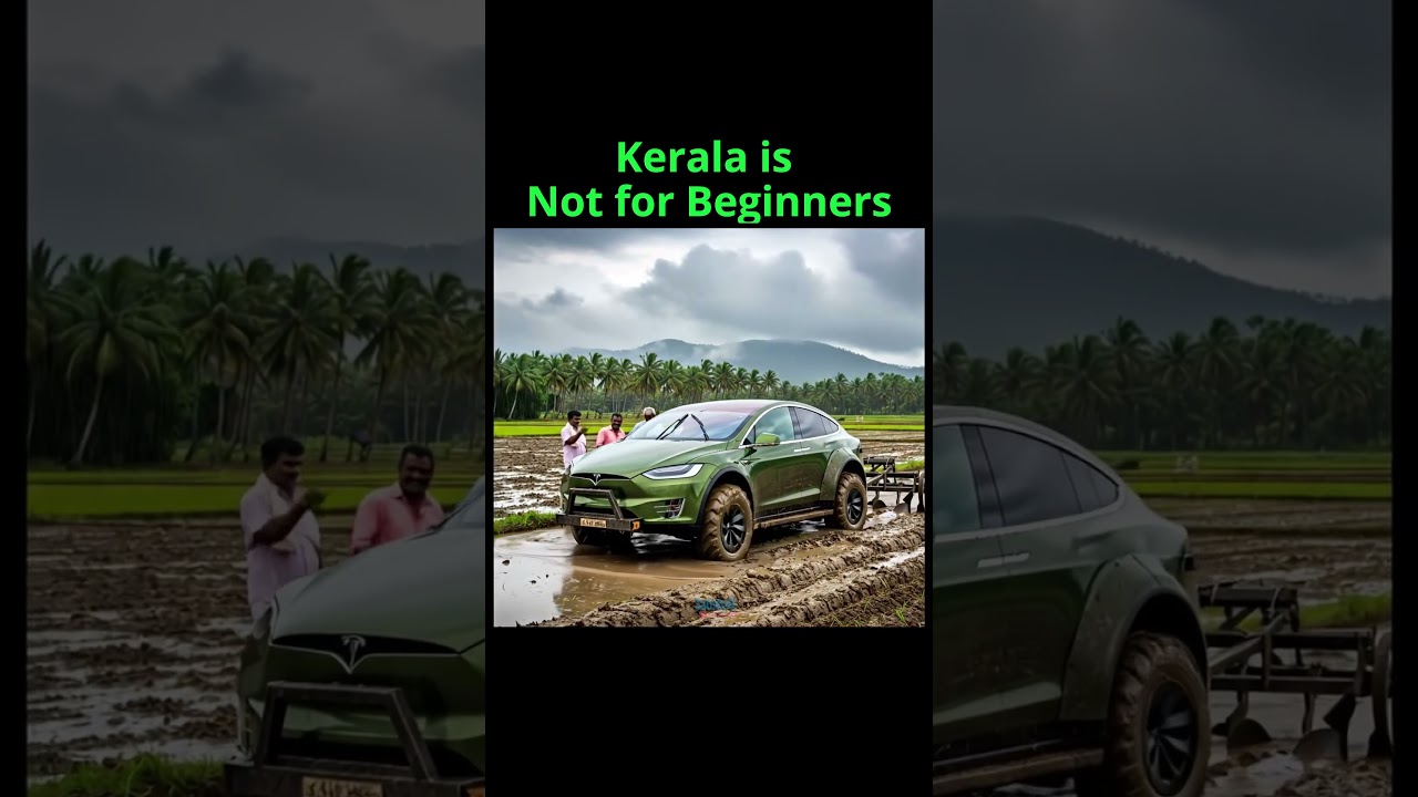 Kerala is NOT for Beginners! 🚜⚡| Tesla Plowing Paddy Fields in Kerala