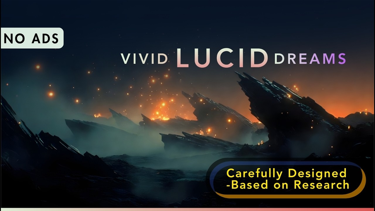 Dream State  Intense Vivid Lucid Dreams | 10-Hour Brainwave Musical Ambience | Black Screen