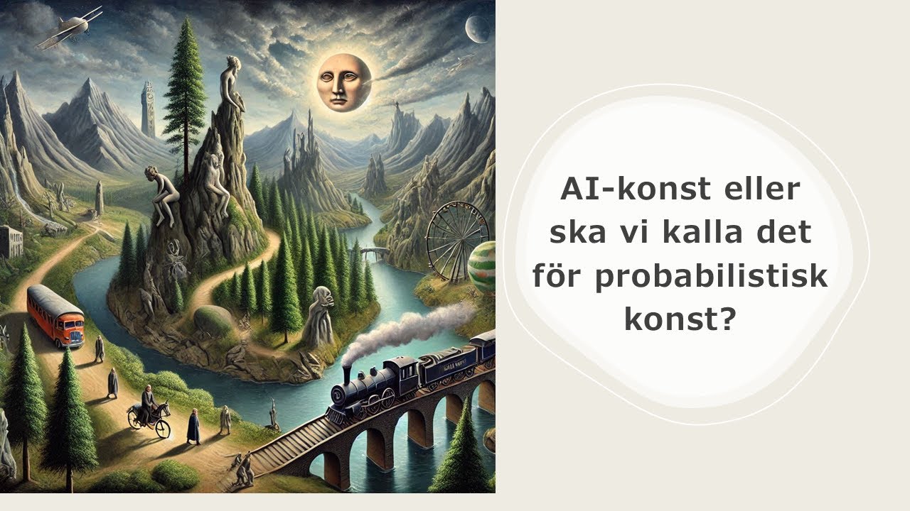 AI-konst eller ska vi kalla det f&ouml;r probabilistisk konst?