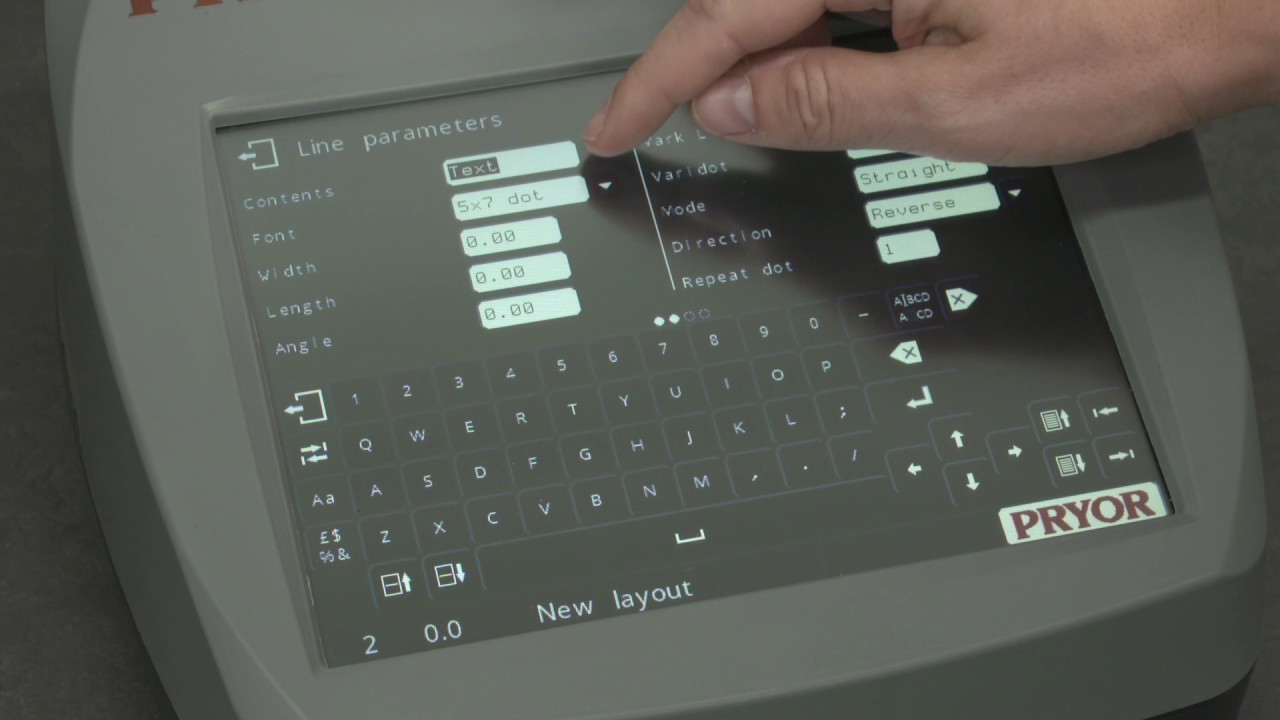 Creating a Layout - Pryor 4000 Series Controller