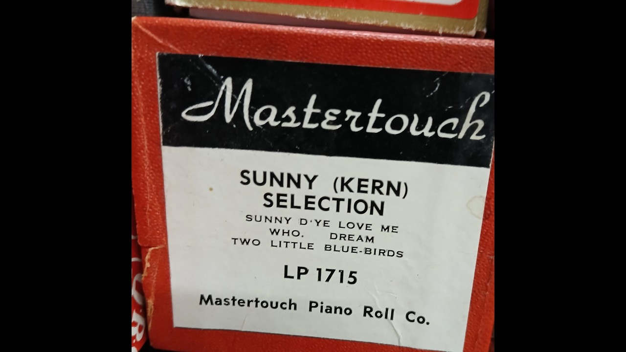 Sunny Kern Collection Medley on Mastertouch Player Piano Roll 