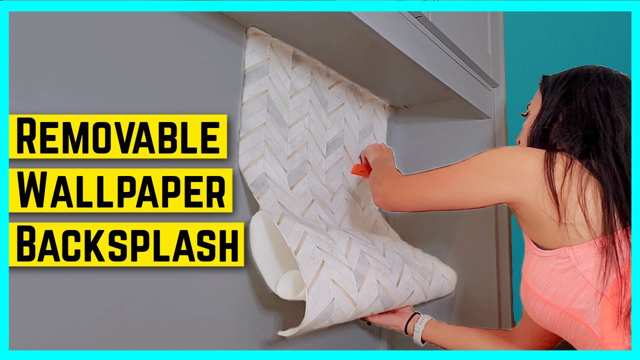 Transform Your Kitchen Backsplash in Minutes with Peel & Stick Wallpaper!